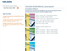 Tablet Screenshot of keyboarding17ce.nelson.com