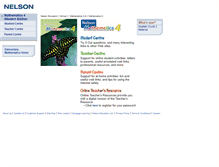 Tablet Screenshot of math4.nelson.com
