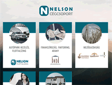 Tablet Screenshot of nelson.hu