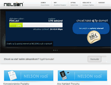 Tablet Screenshot of nelson.sk